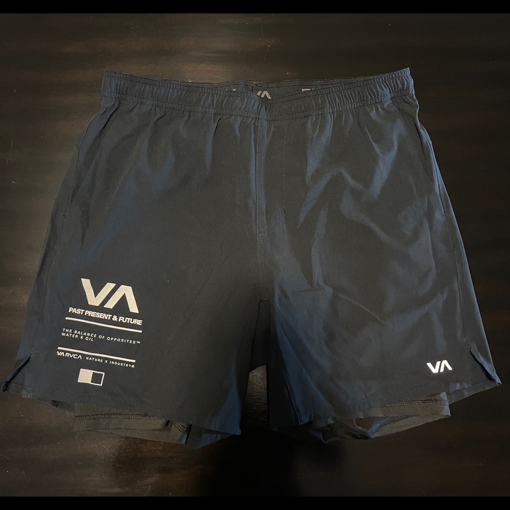 RVCA Yogger Train Lined Athletic Shorts 18”